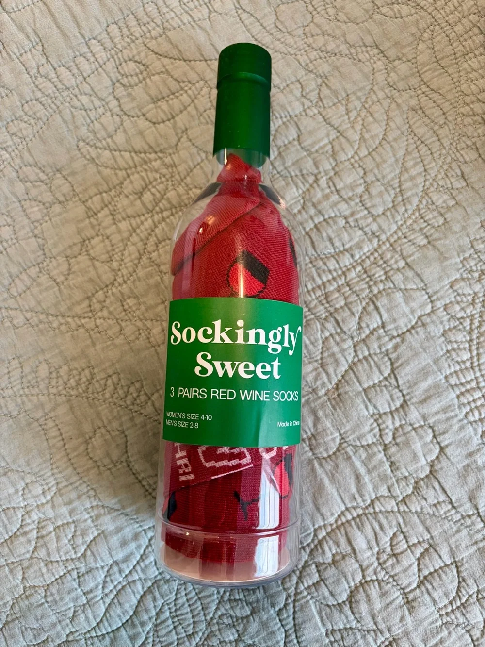 3-Pack Red Wine Socks